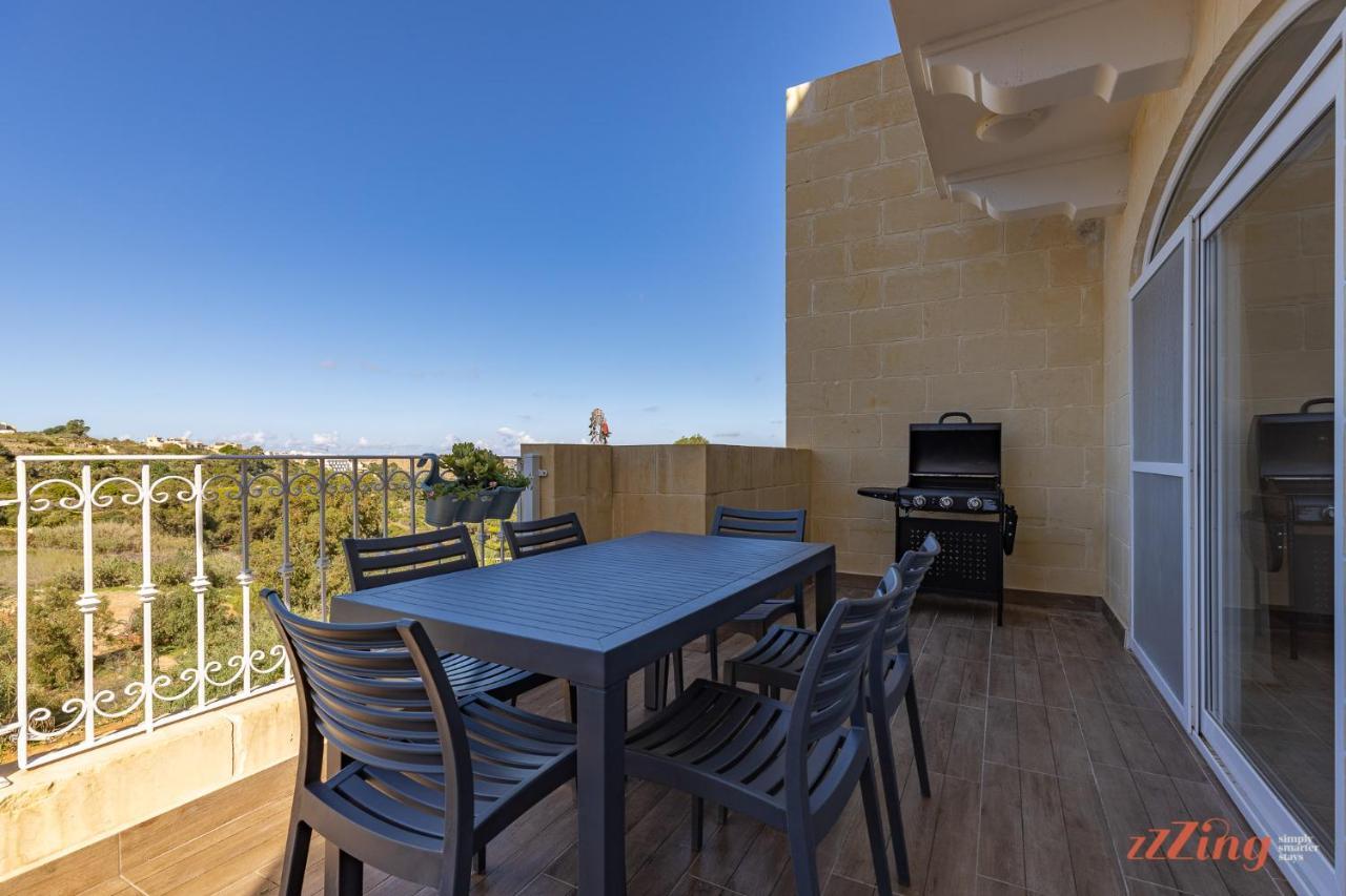 Gozo - Apartment With Stunning Views & Shared Pool Xagħra Esterno foto