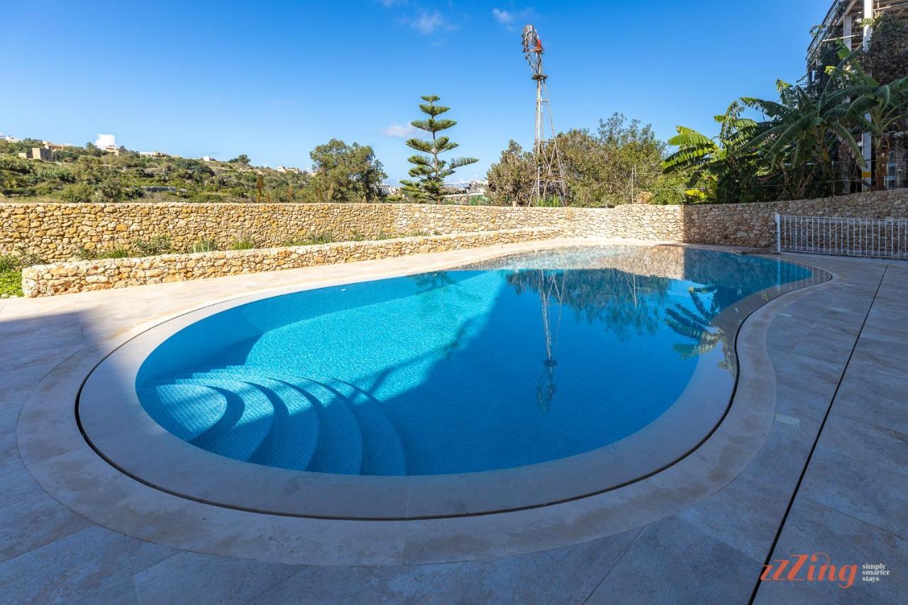 Gozo - Apartment With Stunning Views & Shared Pool Xagħra Esterno foto