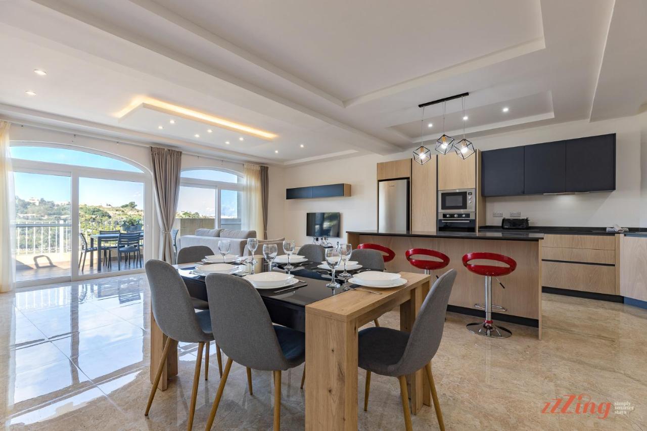 Gozo - Apartment With Stunning Views & Shared Pool Xagħra Esterno foto