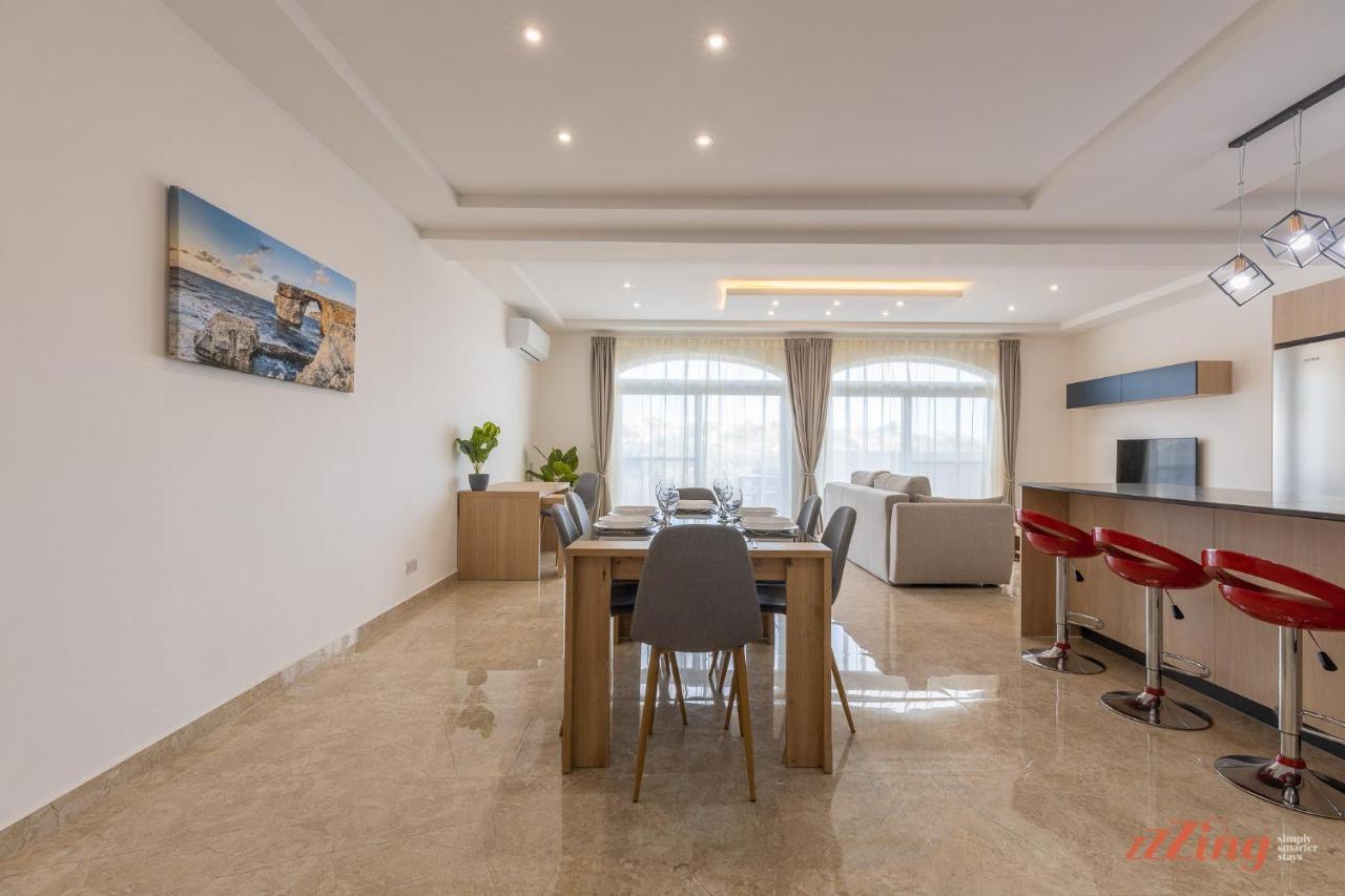 Gozo - Apartment With Stunning Views & Shared Pool Xagħra Esterno foto